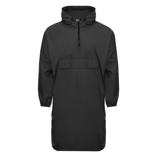 Дождевик анорак STAN с карманом, 61 (Чёрный) 54-56/XXL/3XL (Изображение 1)