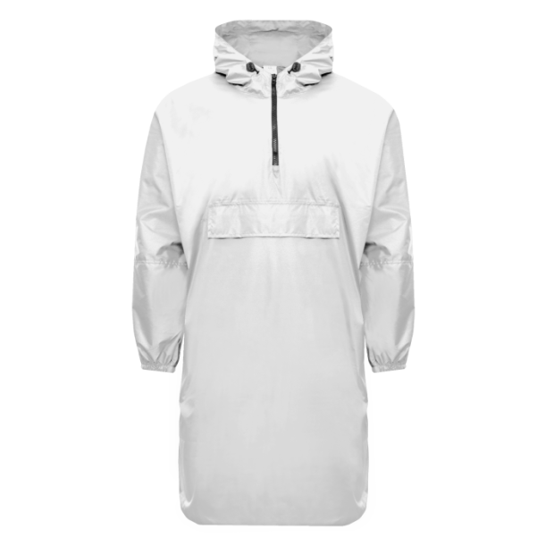 Дождевик анорак STAN с карманом, 61 (Белый) 54-56/XXL/3XL (Изображение 1)