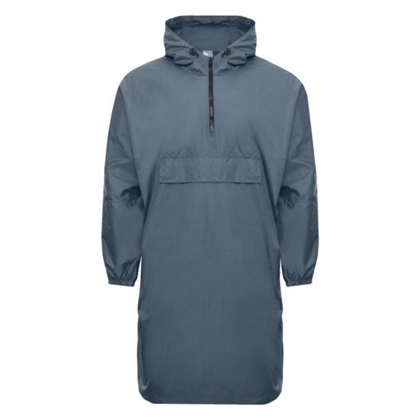 Дождевик анорак STAN с карманом, 61 (Графит) 46-48/S/M (Изображение 1)