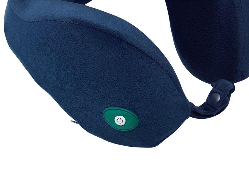 Подушка для путешествий массажная Travel Blue Massage Tranquility Pillow (217), цвет темно-синий (Изображение 3)