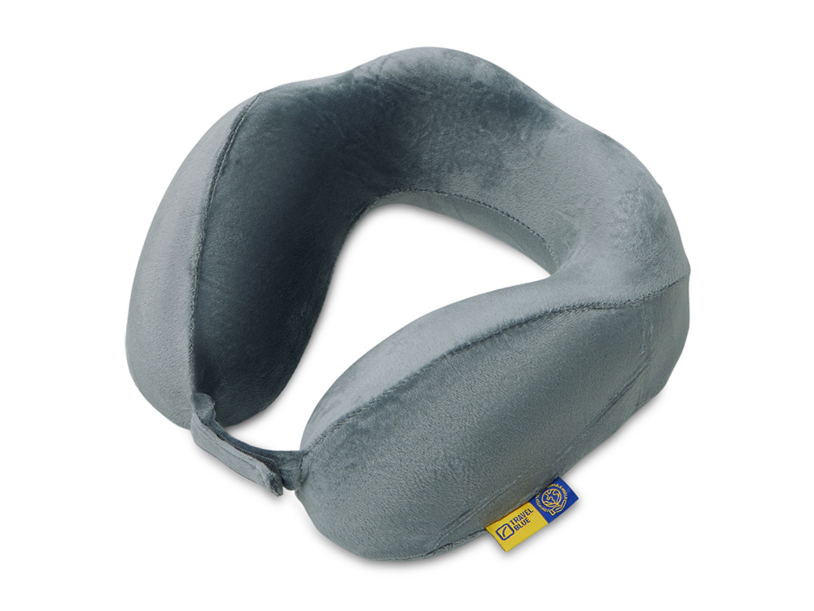 Подушка для путешествий с эффектом памяти Travel Blue Tranquility Pillow, увеличенная (212), цвет серый (Изображение 1)