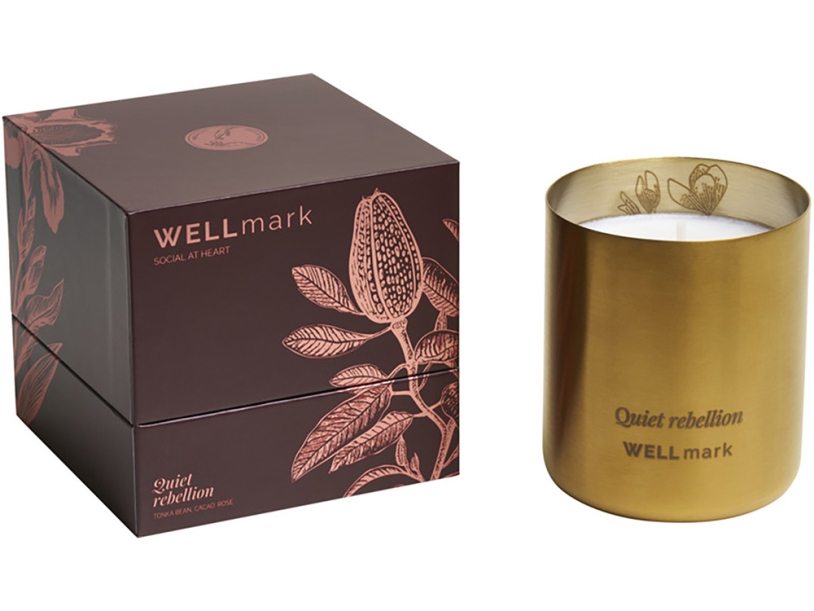 Ароматическая свеча Wellmark Quiet Rebellion - Золотой (Изображение 5)