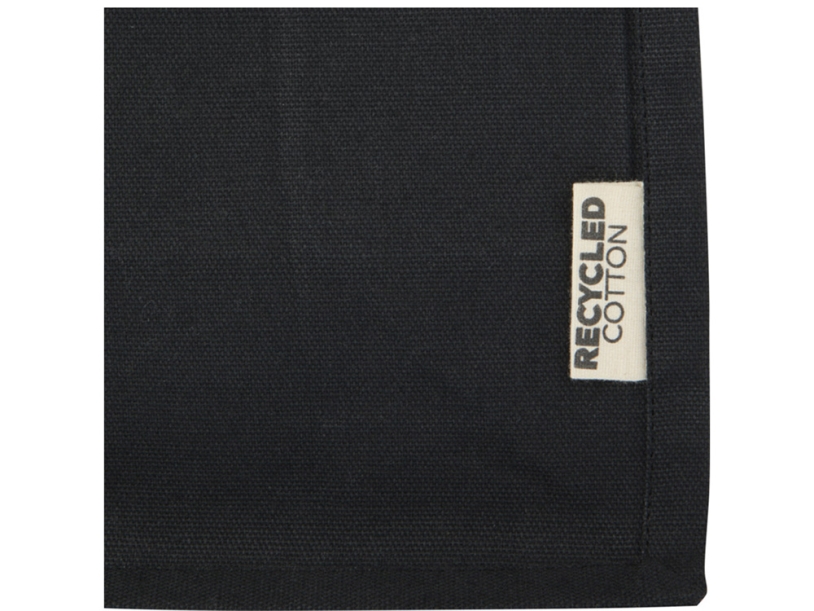 Эко-сумка Odessa из переработанного хлопка, 220 г/м2 (черный)  (Изображение 4)