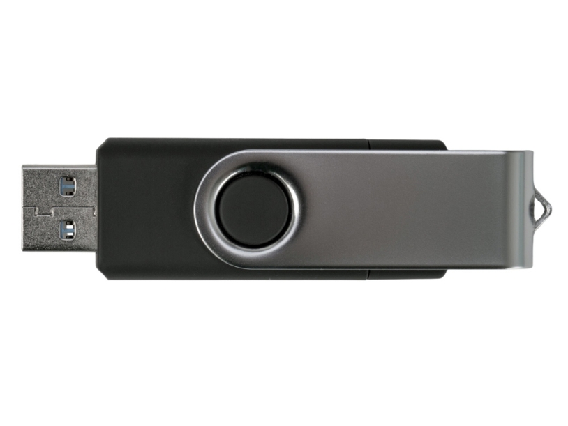 USB3.0/USB Type-C флешка на 32 Гб Квебек C, черный (Изображение 5)