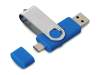 USB3.0/USB Type-C флешка на 16 Гб Квебек C (синий) 16Gb (Изображение 1)