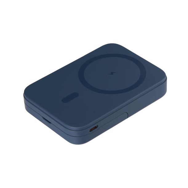 Внешний аккумулятор Union PD 10000mAh с функцией беспроводной зарядки 15W, синий (Изображение 1)