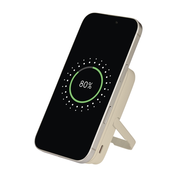 Внешний аккумулятор Union PD 10000mAh с функцией беспроводной зарядки 15W, серый (Изображение 10)
