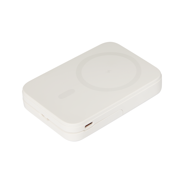 Внешний аккумулятор Union PD 10000mAh с функцией беспроводной зарядки 15W, белый (Изображение 1)