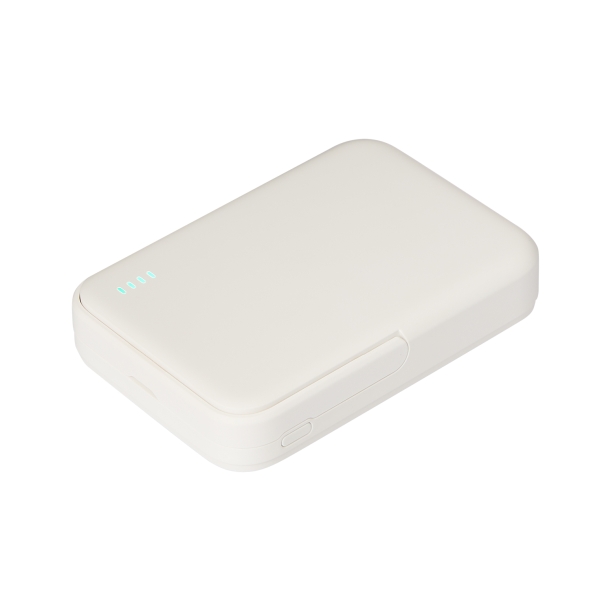 Внешний аккумулятор Union PD 10000mAh с функцией беспроводной зарядки 15W, белый (Изображение 2)