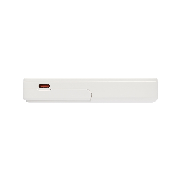 Внешний аккумулятор Union PD 10000mAh с функцией беспроводной зарядки 15W, белый (Изображение 5)