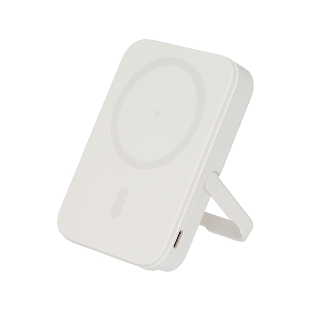 Внешний аккумулятор Union PD 10000mAh с функцией беспроводной зарядки 15W, белый (Изображение 9)