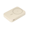 Внешний аккумулятор Union PD 10000mAh с функцией беспроводной зарядки 15W, бежевый (Изображение 1)