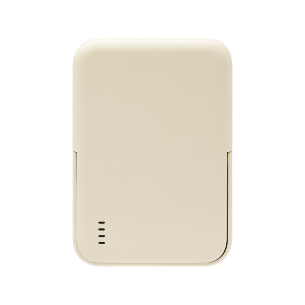 Внешний аккумулятор Union PD 10000mAh с функцией беспроводной зарядки 15W, бежевый (Изображение 4)