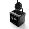 Лампа "Smart Flex" с беспроводным 3в1 (15W) ЗУ с MagSafe, часами, карандашницей и подсветкой логотипа (черный) (Изображение 3)