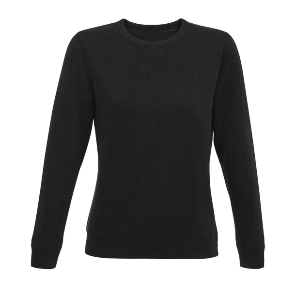 Толстовка женская SULLY WOMEN, черный, L, 80% хлопок 20% полиэстер, 280 г/м2 (Изображение 1)