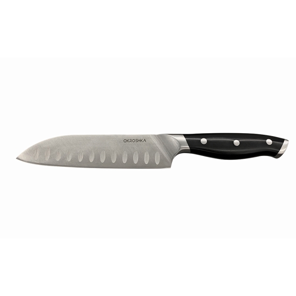 Нож сантоку OKROSHKA Tartar, лезвие 15,5 см (Изображение 1)