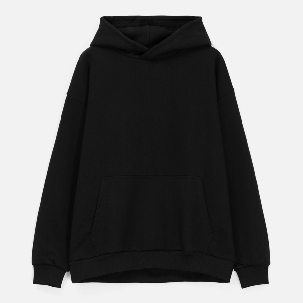 Худи унисекс оверсайз Daylero, черное, размер 3XL/4XL (Изображение 1)
