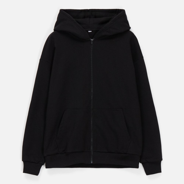 Толстовка унисекс оверсайз Sartoro, черная, размер XL/XXL (Изображение 1)