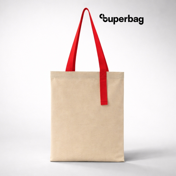 Шоппер Superbag Light (неокрашенный с красным) (Изображение 1)