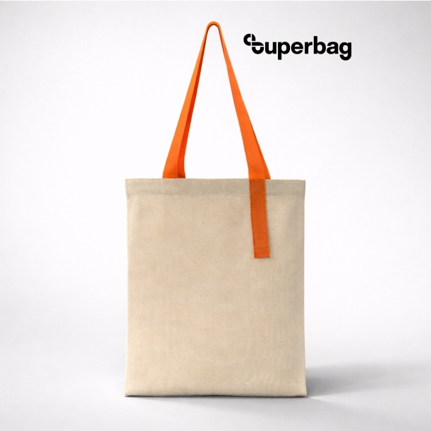 Шоппер Superbag Light (неокрашенный с оранжевым) (Изображение 1)
