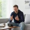Магнитная беспроводная Bluetooth колонка-подставка Wave 5W, черная (Изображение 5)