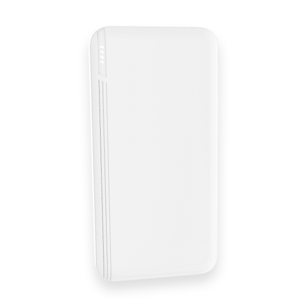 Внешний аккумулятор Optima, 10000 Mah, белый (Изображение 3)