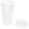 Стакан с крышкой Color Cap White, белый (Изображение 2)