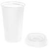 Стакан с крышкой Color Cap White, белый (Изображение 2)