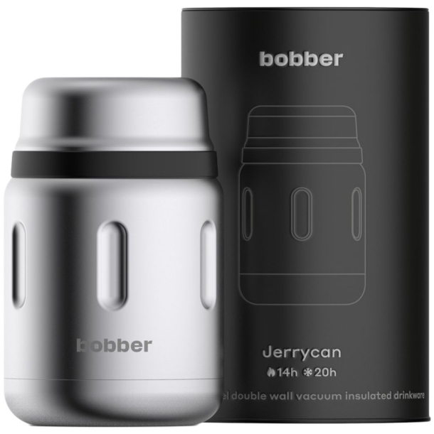Термос для еды Jerrycan 700, вакуумный, стальной матовый (Изображение 2)
