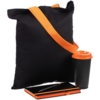 Набор Velours Bag, черный с оранжевым (Изображение 1)