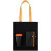 Набор Velours Bag, черный с оранжевым (Изображение 2)