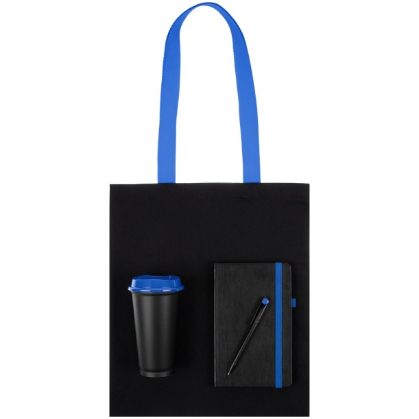 Набор Velours Bag, черный с синим (Изображение 2)