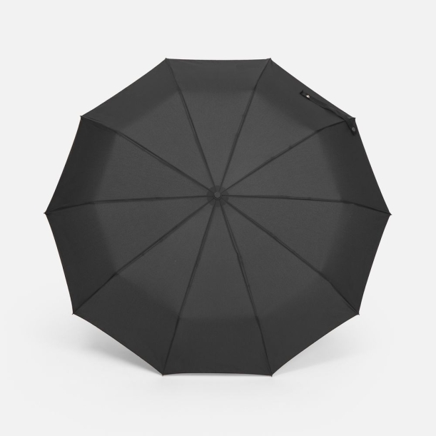 Зонт складной Regenfall, черный (Изображение 2)