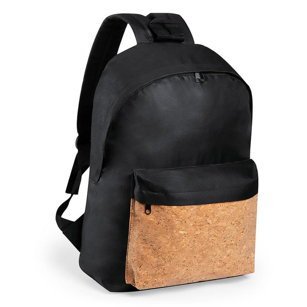 Рюкзак "Lorcan", черный, 64x37x20 см, 100% пробка, 100% полиэстер 600D (Изображение 1)