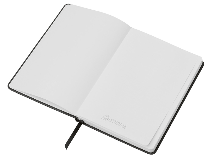 Подарочный набор Tesla с блокнотом А5, ручкой и пауэрбенком на 10 000 mAh, черный (Изображение 10)