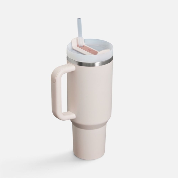 Термокружка Quencher H2.0 1180 с трубочкой, розовая (Изображение 2)