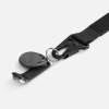 Брелок с карабином Manlig, черный (Изображение 4)