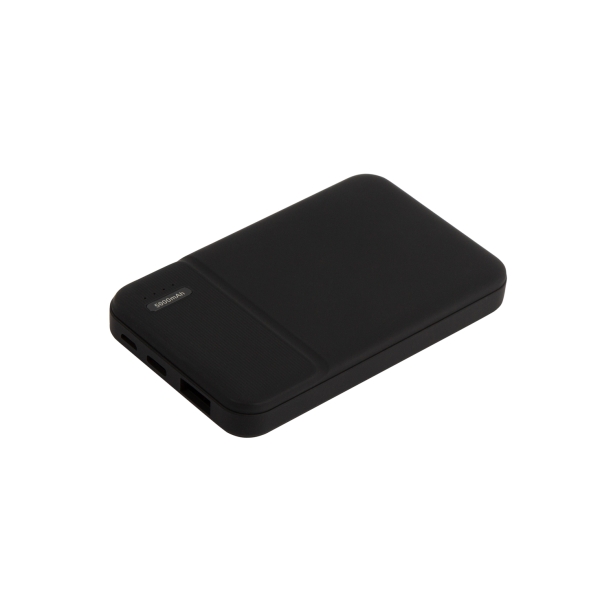 Внешний аккумулятор с подсветкой, Skyline, 5000 mAh, черный (Изображение 1)