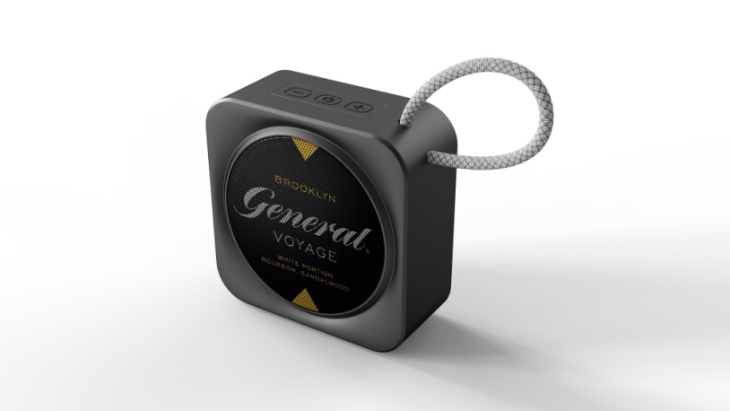 Беспроводная Bluetooth-колонка "Gleb" (чёрный) (Изображение 2)