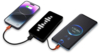 Аккумулятор с подсветкой "Scyler", 10000 Mah (черный) (Изображение 7)
