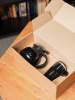 Подарочная коробка с ложементом для набора: чайник "Phill", 600 мл и термокружка "Сollins", 400 мл,  (коричневый) (Изображение 6)