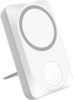 Беспроводная зарядная станция "White" 2в1 для Apple/Apple watch с покрытием Soft Touch, 10000 Mah (Белый) (Изображение 4)