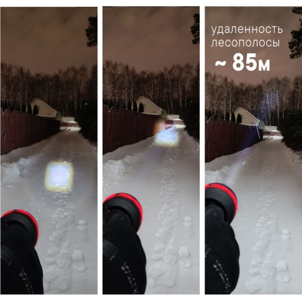 Складной светодиодный кемпинговый фонарь, "Matt", черный (черный) (Изображение 6)