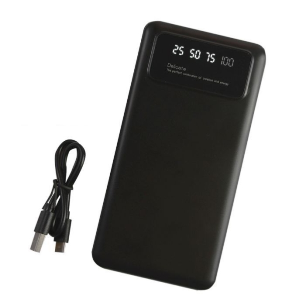 Аккумулятор "Ollie" с функцией сверхбыстрой зарядки, 20 000 mAh, черный (черный) (Изображение 1)