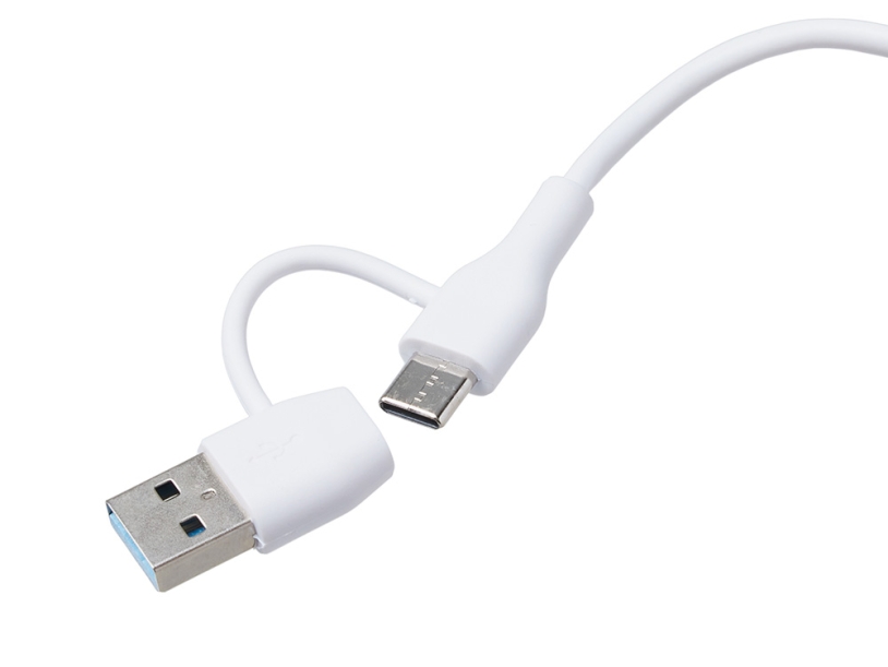 USB хаб Memo, 2*USB, 2*Type C, бамбук (Изображение 11)