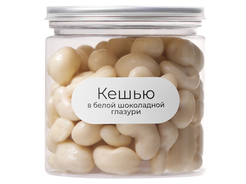 Кешью в белой глазури, 140 гр (Р) (Изображение 2)