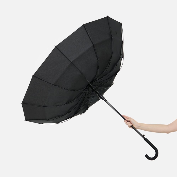 Зонт-трость Sombrella, черный (Изображение 7)