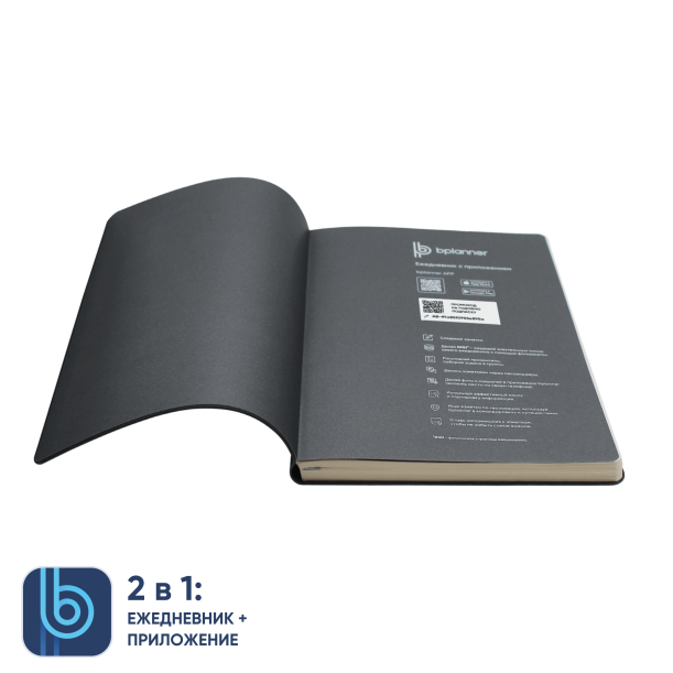 Ежедневник Bplanner.01 в подарочной коробке (серый) (Изображение 3)