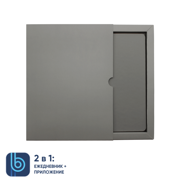 Ежедневник Bplanner.01 в подарочной коробке (серый) (Изображение 6)