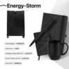 Набор подарочный ENERGY-STORM: бизнес-блокнот, ручка, зарядное устройство, кружка, рюкзак, черный (Изображение 1)